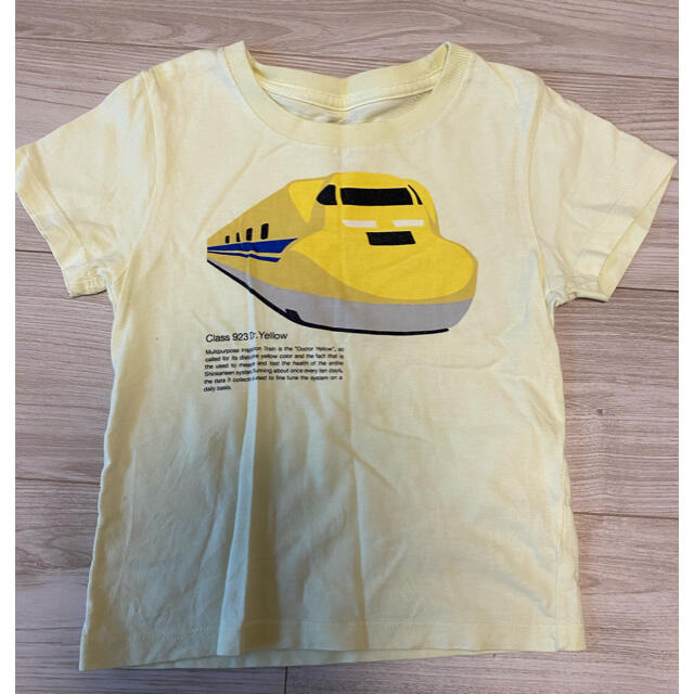 Design Tshirts Store graniph(グラニフ)のドクターイエローTシャツ キッズ/ベビー/マタニティのキッズ服男の子用(90cm~)(Tシャツ/カットソー)の商品写真