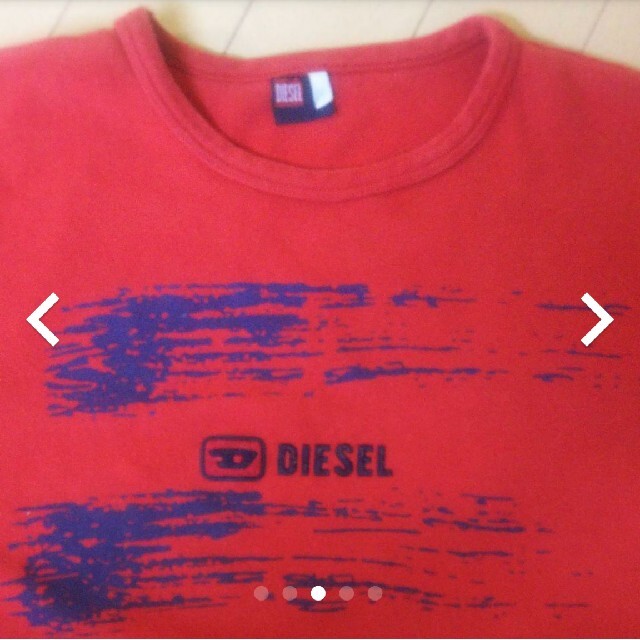 DIESEL(ディーゼル)の古着 DIESEL 半袖ティシャツ レディースのトップス(Tシャツ(半袖/袖なし))の商品写真