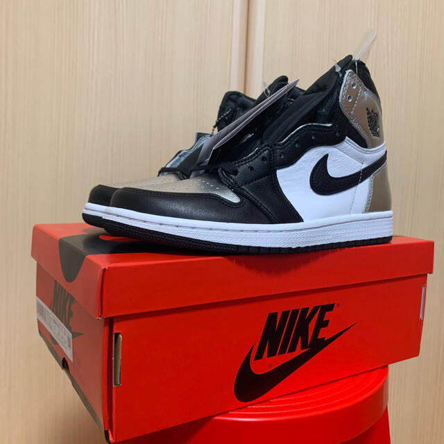 NIKE(ナイキ)の NIKE WMNS AIR JORDAN 1 HIGH SILVER TOE レディースの靴/シューズ(スニーカー)の商品写真