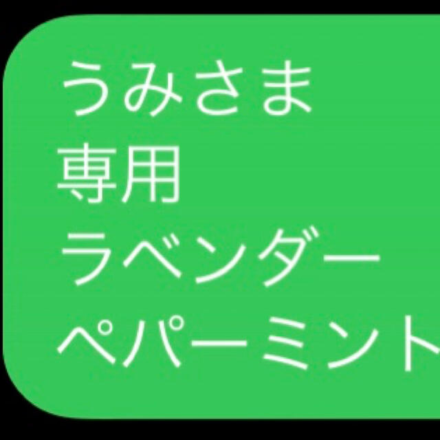 正規品の通販 うみさま 専用 ラベンダー ペパーミント2 | tn.buffalo