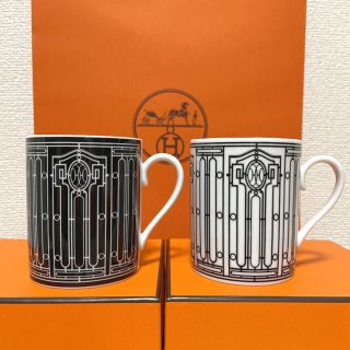 エルメス(Hermes)のキャサリン様専用⭐️【新品 ギフト包装】エルメス マグカップ　アッシュデコ ペア(食器)