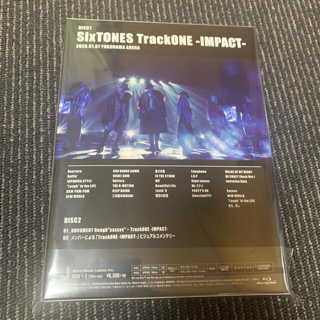 初回盤　SixTONES TrackONE-IMPACT- Blu-ray