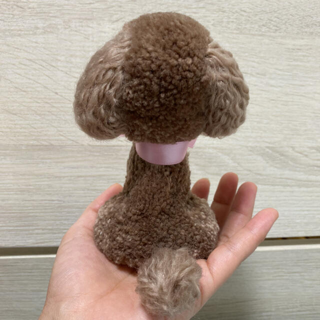 動物ぽんぽん　トイプードル　色:サンド ハンドメイドのハンドメイド その他(その他)の商品写真