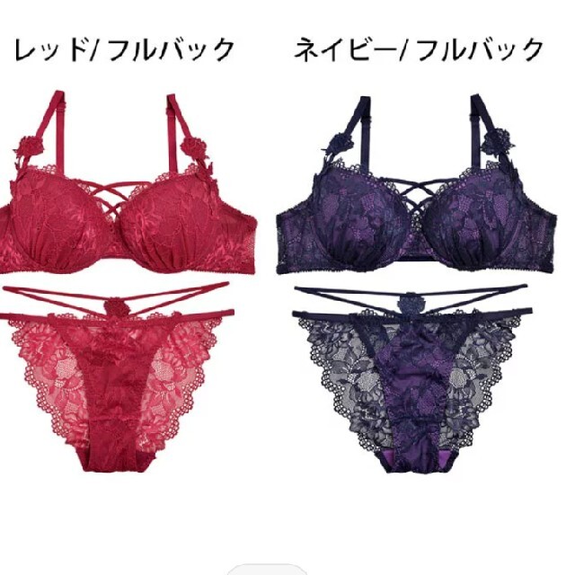 新品EFありローズレースブラジャーショーツセット