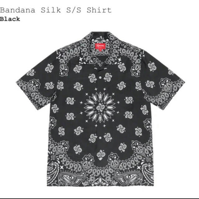 supreme Bandana Silk S/S Shirt Mサイズ