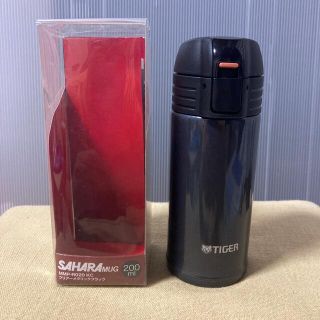 タイガー(TIGER)の新品未使用サハラマグ　ステレンスミニボトル200ml クリアーメタリックブラック(その他)