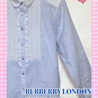 バーバリーブルーレーベル(BURBERRY BLUE LABEL)の【特価】BURBERRY LONDON BLUE LABEL レディースシャツ(シャツ/ブラウス(半袖/袖なし))