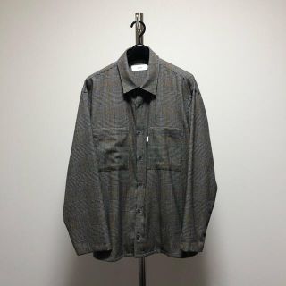 希少18aw限定　Graphpaper Glencheck Wool Shirt