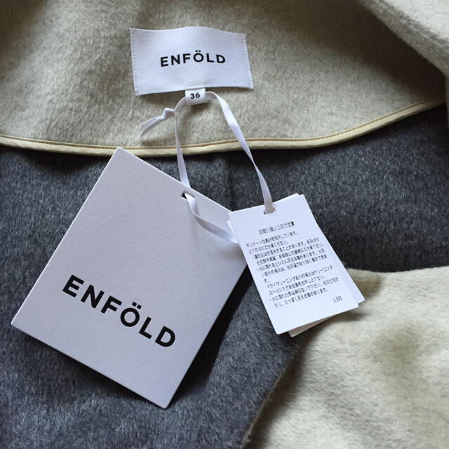 ENFOLD(エンフォルド)のENFOLD ノーカラーコート 期間限定でお値引きしました レディースのジャケット/アウター(ロングコート)の商品写真