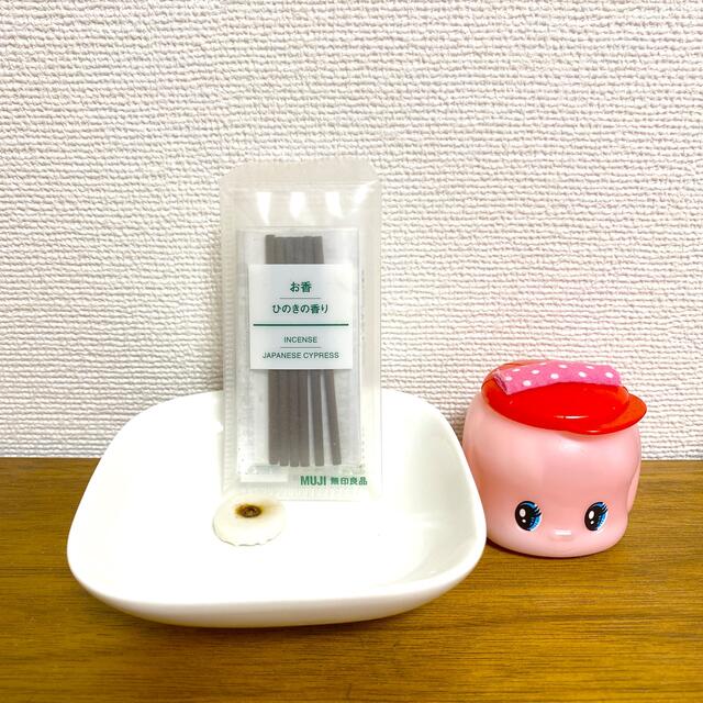 MUJI (無印良品)(ムジルシリョウヒン)の【無印】お香セット【ヒノキ】 コスメ/美容のリラクゼーション(お香/香炉)の商品写真