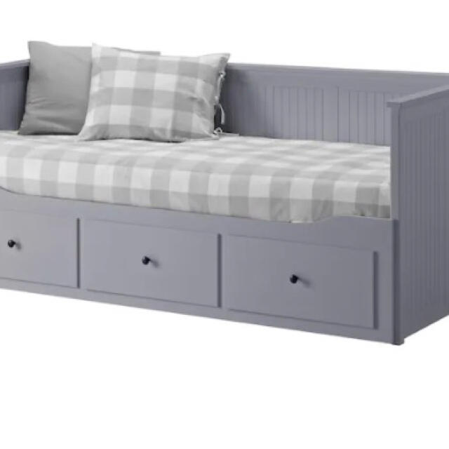 室外 IKEA 新品未開封 HEMNES ヘムネス デイベッドフレーム(引き出し