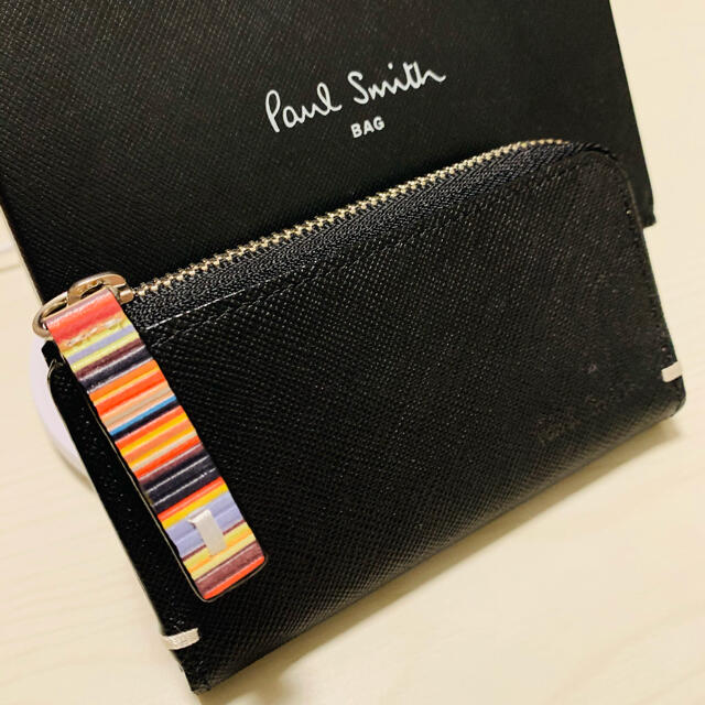 Paul Smith(ポールスミス)のポールスミス　キーケース　ストライプジップ　美品！ メンズのファッション小物(キーケース)の商品写真