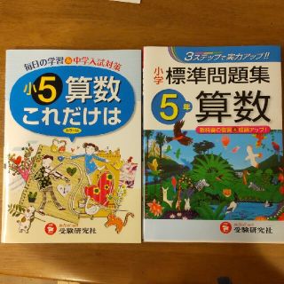 小５算数これだけは&小５算数標準問題集(語学/参考書)