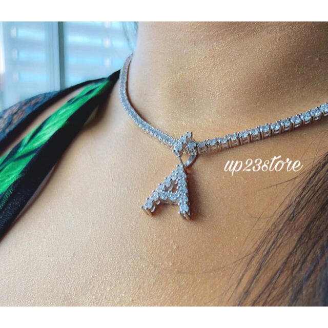 Iced Out❄️イニシャルネックレス メンズのアクセサリー(ネックレス)の商品写真