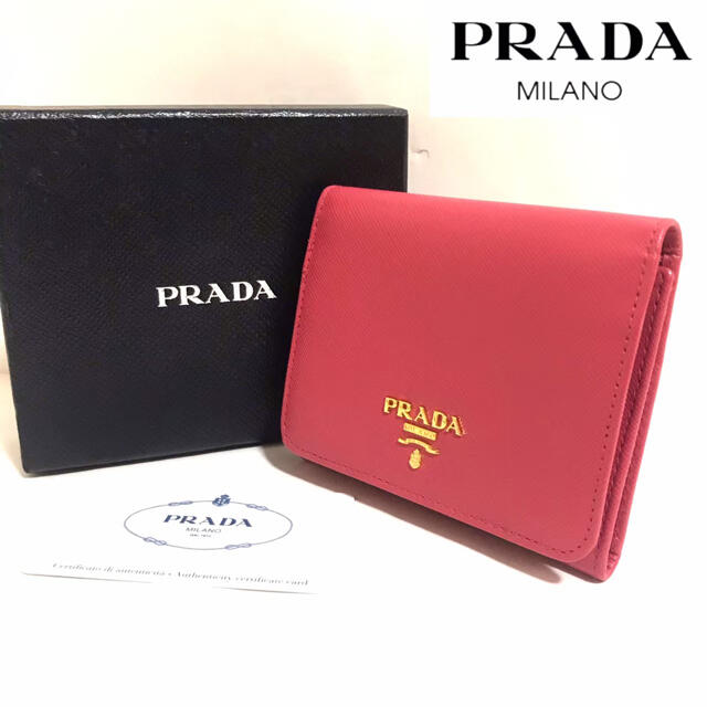 【正規品】美品✨PRADA プラダ　折財布