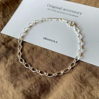 ビューティアンドユースユナイテッドアローズ(BEAUTY&YOUTH UNITED ARROWS)のsilver925 フィガロチェーンブレスレット　シルバーブレスレット(ブレスレット/バングル)