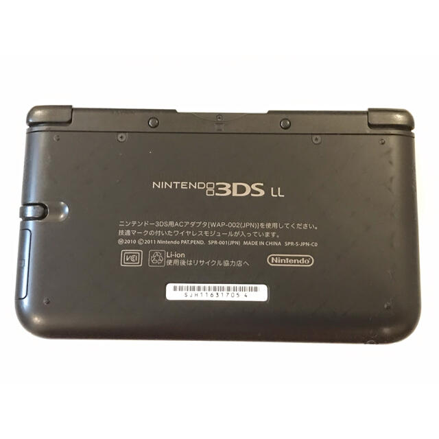 任天堂(ニンテンドウ)のNintendo 3DS  LL 本体ブラック エンタメ/ホビーのゲームソフト/ゲーム機本体(携帯用ゲーム機本体)の商品写真