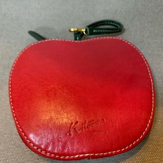 キタムラ(Kitamura)の【キタムラ】エコバック入り革製🍎ポーチ(エコバッグ)