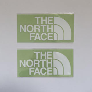 ザノースフェイス(THE NORTH FACE)の【新品未使用】2枚組　ノースフェイス　ステッカー　白(ステッカー)