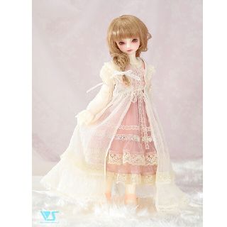 ボークス(VOLKS)のボークス 1/4ドール用 ナチュラルシフォンガウン・ミニ MDD MSD DDP(人形)