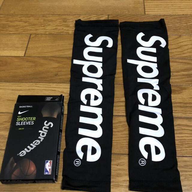 supreme shooting sleeves s/m black 新品未使用