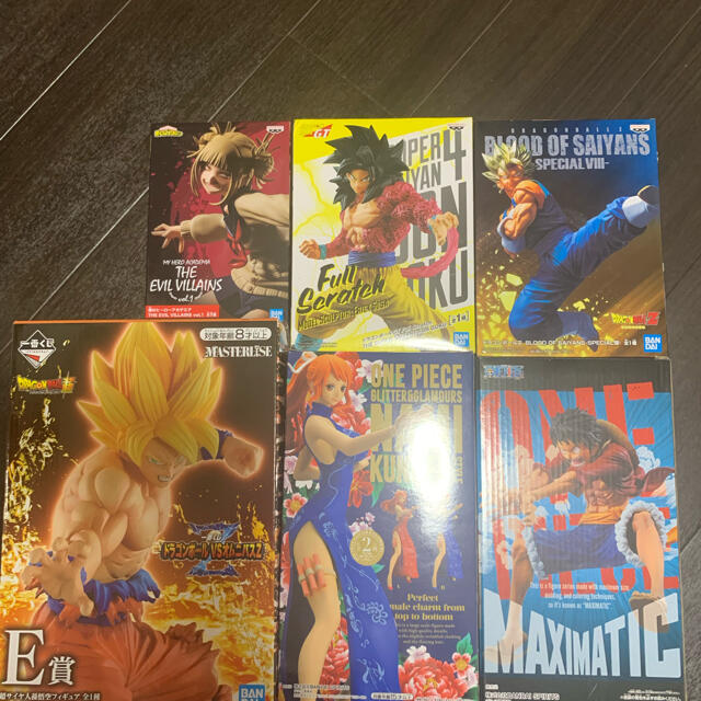 ドラゴンボール　ワンピース　僕のヒーローアカデミア　フィギュア　セット