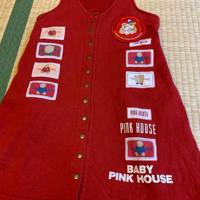 PINK HOUSE(ピンクハウス)のピンクハウス ワンピース ヒステリックミニ ファミリア ハグオーワー ユニクロ キッズ/ベビー/マタニティのキッズ服女の子用(90cm~)(ワンピース)の商品写真