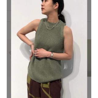 トゥデイフル(TODAYFUL)の【新品タグ付き】Line Knit Tanktop(タンクトップ)