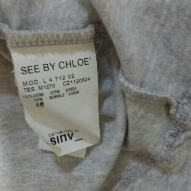 SEE BY CHLOE(シーバイクロエ)のSEE BY CHLOE半袖Tシャツ最終値下げ レディースのトップス(Tシャツ(半袖/袖なし))の商品写真