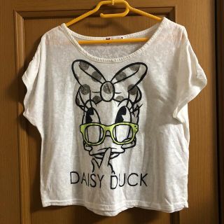 ディズニー(Disney)のデイジーダックの半袖Tシャツ(Tシャツ(半袖/袖なし))