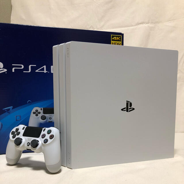 家庭用ゲーム機本体SONY PS4 Pro 1TBグレイシャーホワイト CUH-7200B B02