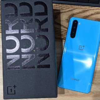 OnePlus Nord 8/128 AC2001 青 SIMフリー(スマートフォン本体)