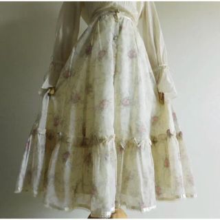 ガニーサックス(GUNNE SAX)のGUNNESAX GUNNIES ヴィンテージ　古着　スカート(ロングスカート)