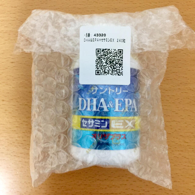 サントリー(サントリー)の【サントリー DHA&EPA セサミンEX オリザプラス 240粒】 食品/飲料/酒の健康食品(その他)の商品写真