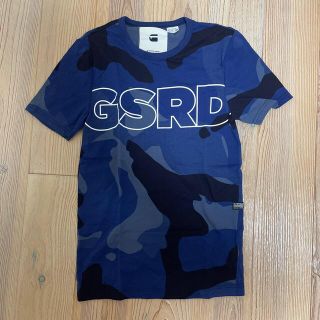 ジースター(G-STAR RAW)のG-STAR ジースターロウ　Tシャツ 半袖　迷彩　青　Sサイズ(Tシャツ/カットソー(半袖/袖なし))