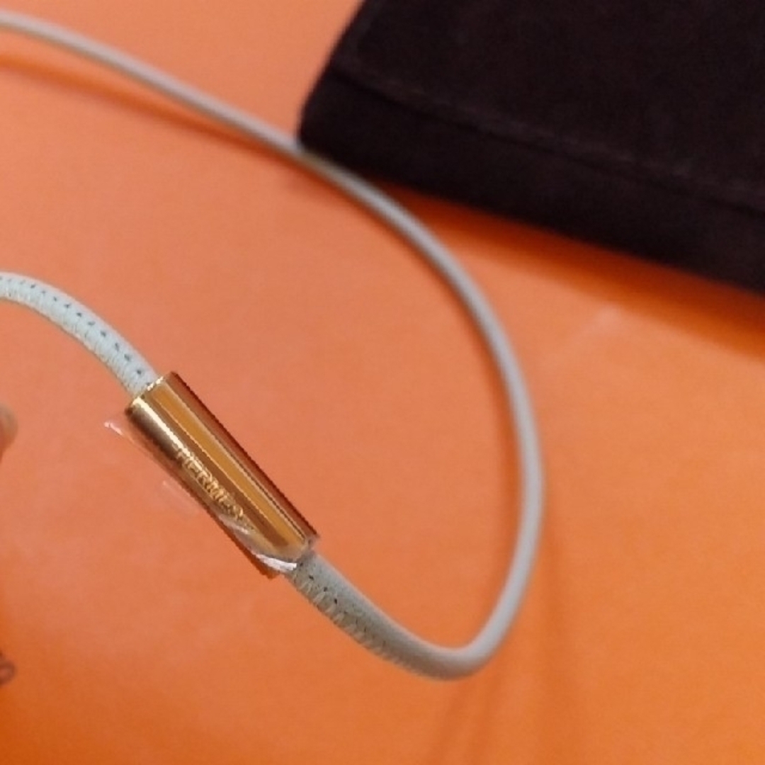 HERMES - 美品 エルメス ループグランネックレス ローズゴールド HERMES - 美品 エルメス ループグランネックレス ローズゴールド
