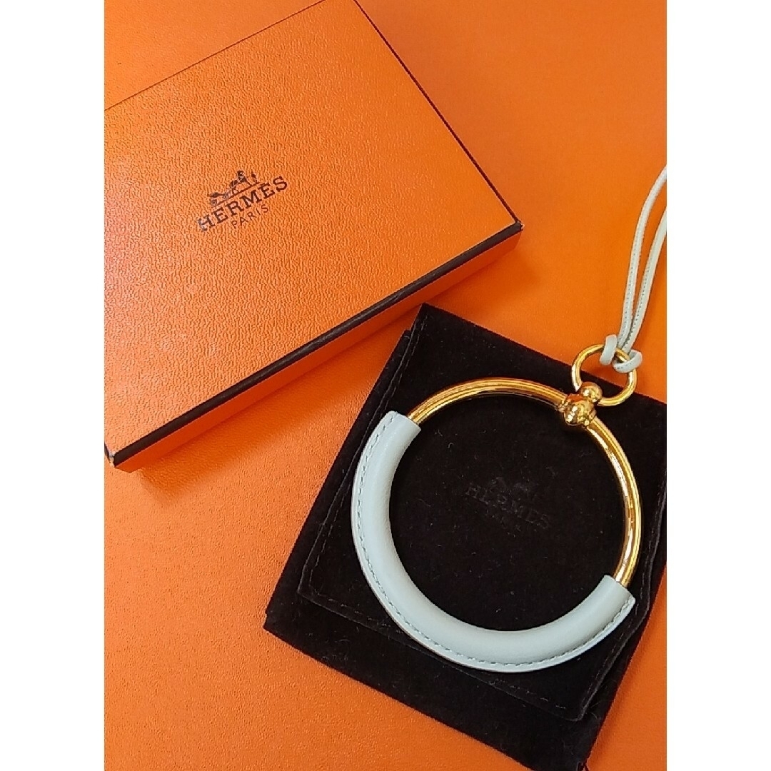 HERMES - 美品 エルメス ループグランネックレス ローズゴールド HERMES - 美品 エルメス ループグランネックレス ローズゴールド