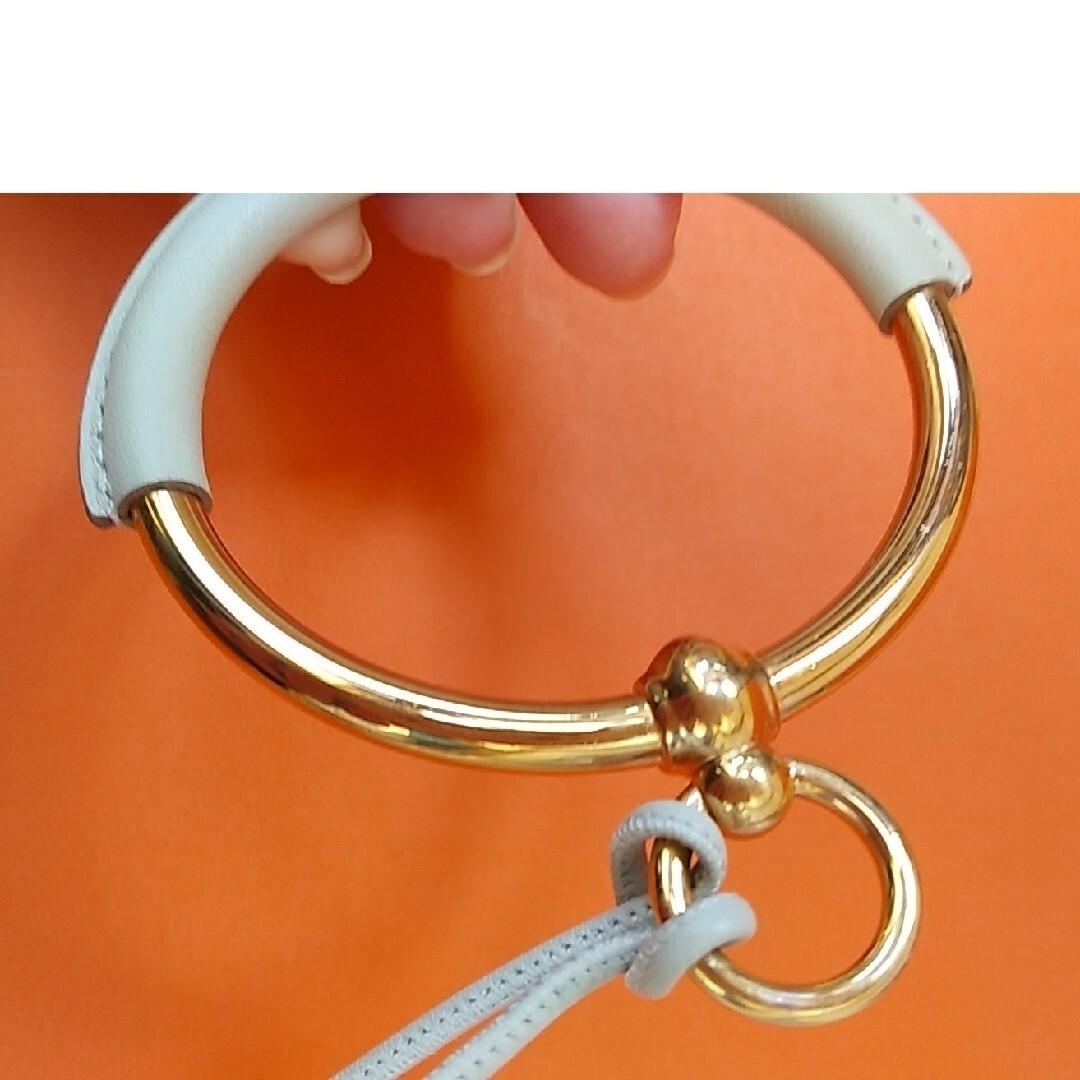 HERMES - 美品 エルメス ループグランネックレス ローズゴールド HERMES - 美品 エルメス ループグランネックレス ローズゴールド