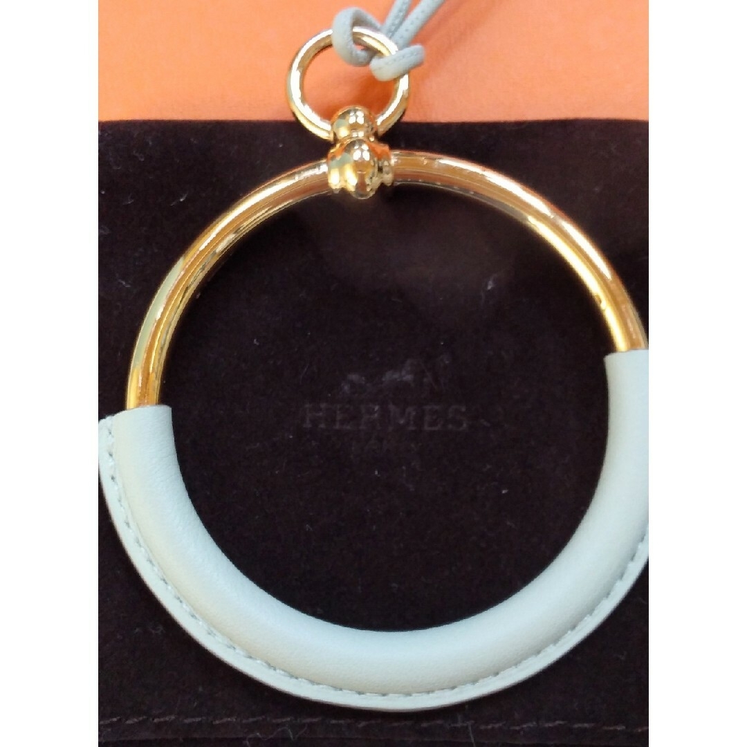 HERMES - 美品 エルメス ループグランネックレス ローズゴールド HERMES - 美品 エルメス ループグランネックレス ローズゴールド