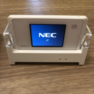 エヌイーシー(NEC)のWiMAX 2+ Speed Wi-Fi NEXT WX05 クレードル付(その他)