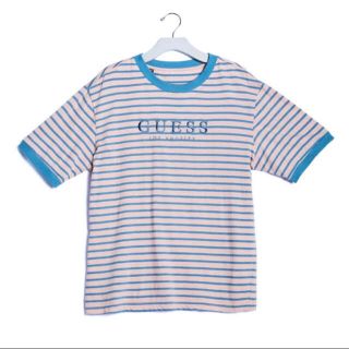 ゲス(GUESS)のGUESS GENERATIONS コラボ Tシャツ ピンク(Tシャツ/カットソー(半袖/袖なし))