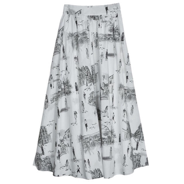 Ameri MEDI MALAGA PLENTIFUL FLARED SKIRT