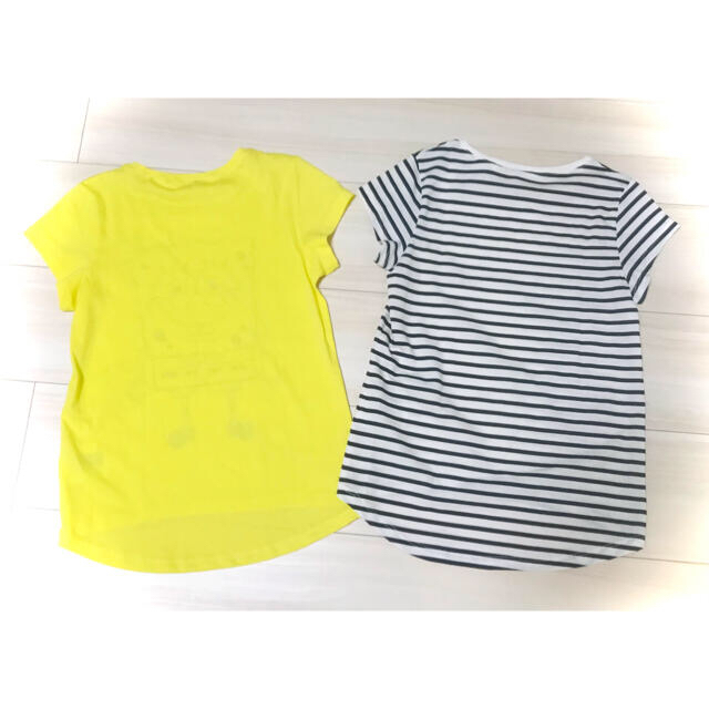 H&M(エイチアンドエム)のスポンジボブ Tシャツ 2枚セット（120/130） キッズ/ベビー/マタニティのキッズ服女の子用(90cm~)(Tシャツ/カットソー)の商品写真