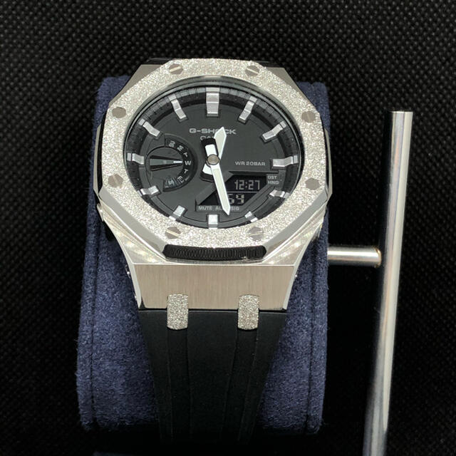 G-SHOCK(ジーショック)のGA-2100本体付き ラバーベルトセット カシオーク カスタム Gショック メンズの時計(腕時計(アナログ))の商品写真
