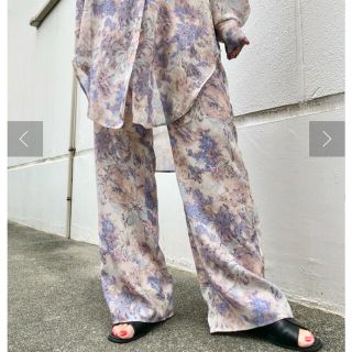 カスタネ(Kastane)のkastane  Flower Print Shear pants(カジュアルパンツ)