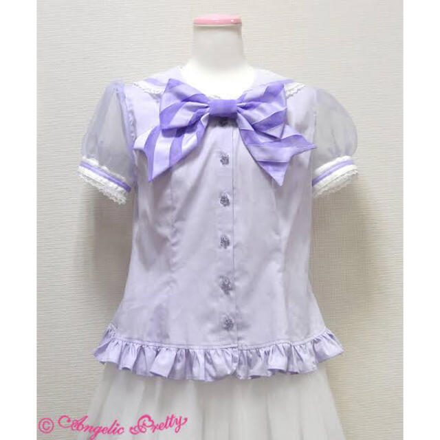 Angelic Pretty(アンジェリックプリティー)の♡シャーベットマリン ブラウス♡ レディースのトップス(シャツ/ブラウス(半袖/袖なし))の商品写真