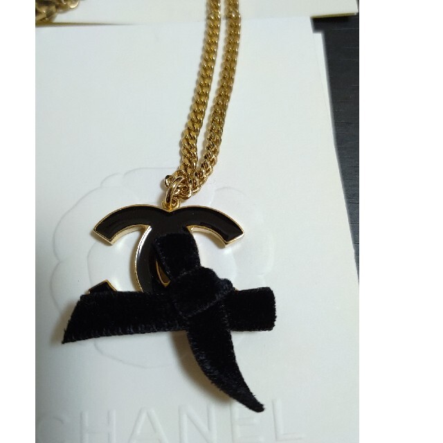 タグ付き新品!! CHANEL リボン付きココマーク ネックレス | tspea.org