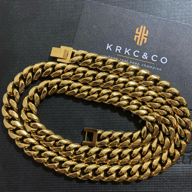 【美品】krkc&co/喜平チェーン ゴールド