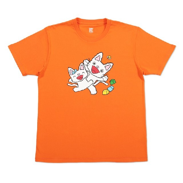 Design Tshirts Store graniph(グラニフ)の新品未使用！グラニフ ノンタンと一緒 男女兼用 Mサイズ Tシャツ オレンジ メンズのトップス(Tシャツ/カットソー(半袖/袖なし))の商品写真