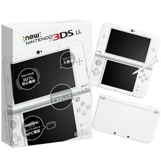 ニンテンドウ(任天堂)の【即購入可】Newニンテンドー3DS LL パールホワイト(携帯用ゲーム機本体)